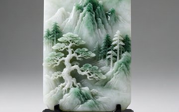 翡翠山水牌的文化内涵 - 瑞丽市造镜珠宝店
