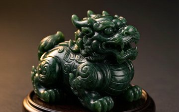 麒麟、貔貅翡翠雕刻寓意区分 - 瑞丽市造镜珠宝店